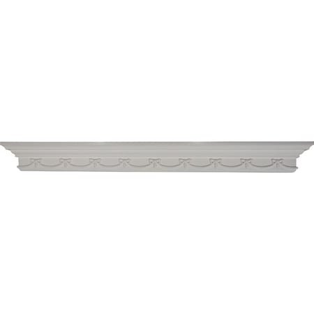 Ekena Millwork 48"W x 4 3/8"H x 4 1/8"P Versailles Shelf SH48X04X04VE
